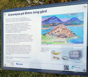 Gravhaugen på Jong lå i Bronsealderen somet landemerke like over stranden ved Oslofjorden.